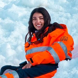 La joven patrona de nave del fin del mundo / Dayana Cañón, egresada IGECO